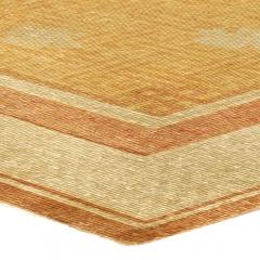 Early 20th Century Samarkand Khotan Yellow Handmade Wool Rug - 2454873