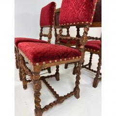 Early 20th Century Set of Four Baroque Style Dining Chairs - 4757955