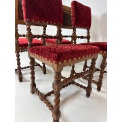 Early 20th Century Set of Four Baroque Style Dining Chairs - 4757957