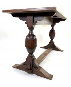 Early 20th Century Solid Oak Refectory Table - 4698644