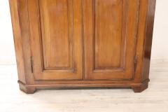 Early 20th Century Solid Walnut Corner Cupboard or Corner Cabinet - 3468439