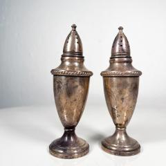 Early 20th Century Sterling Salt Pepper Shaker Set - 3203875