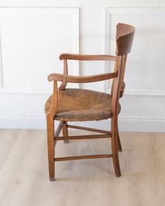 Early 20th Century Straw Armchair - 4821257