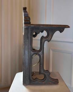 Early 20th Century Swedish Wall Mounted Coat Rack with Brass Hooks - 4473983