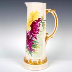Early 20th Century Tall North American Painted Gilt Porcelain Tankard - 3624287