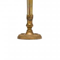 Early 20th Century Tiffany Furnaces Patinated Bronze and Favrile Glass Vase - 4469982