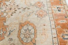 Early 20th Century Turkish Oushak Botanic Handmade Wool Rug - 2450226