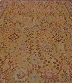 Early 20th Century Turkish Oushak Handmade Wool Rug - 2456788