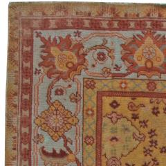 Early 20th Century Turkish Oushak Handmade Wool Rug - 2456789
