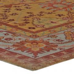 Early 20th Century Turkish Oushak Handmade Wool Rug - 2456790