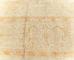 Early 20th Century Turkish Oushak Rug in Beige Orange Yellow Shades - 2450383