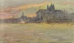 Early 20th Century Watercolor of Venice - 3621966