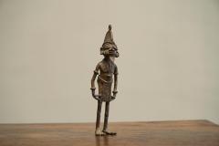 Early 20th Century West African Tribal Figurine in Cast Brass - 4395676