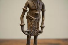 Early 20th Century West African Tribal Figurine in Cast Brass - 4395776