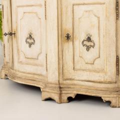 Early 20th c Italian Serpentine Shaped Painted Sideboard - 3592387