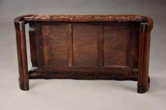 Early 20th century Chinese padouk rectangular low table - 4752911