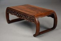 Early 20th century Chinese padouk rectangular low table - 4752912
