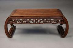 Early 20th century Chinese padouk rectangular low table - 4752915