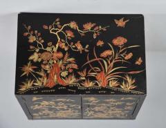 Early 20th century highly decorative Chinese lacquered table cabinet - 4756030