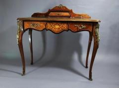 Early 20thc French Kingwood writing table - 4780405