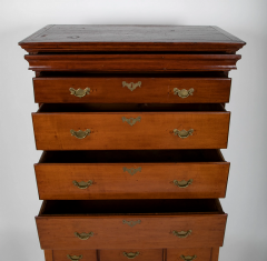 Early American Two Part Queen Anne Cherry Highboy - 2915637