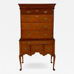 Early American Two Part Queen Anne Cherry Highboy - 2920726