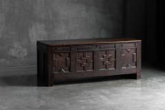 Early Antique Oak Chest in Renaissance Style 17th Century - 4606528