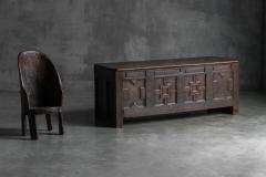 Early Antique Oak Chest in Renaissance Style 17th Century - 4606572