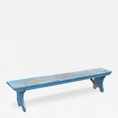 Early Bench With Blue Paint - 3259911