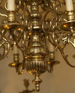 Early Brass Fifteen Arm Chandelier - 2152660