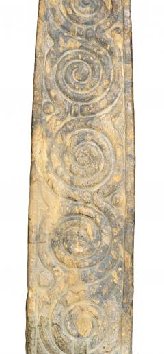 Early Celtic Stone Sculptural Headstone From Cornwall England - 4474206