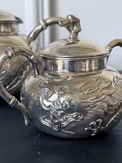 Early Chinese Export Silver Tea Service by Cutshing - 2741646