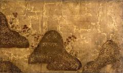 Early Edo Period Fragment of a Painting Japan circa 1700 Later Framing  - 2510494