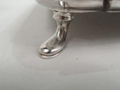 Early English Georgian Sterling Silver Square Salver 1727 - 3754214