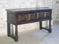 Early English Jacobean 17th Century Oak Sideboard or Low Dresser - 2324264