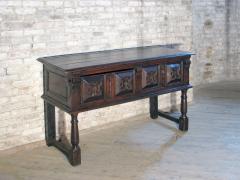 Early English Jacobean 17th Century Oak Sideboard or Low Dresser - 2324265