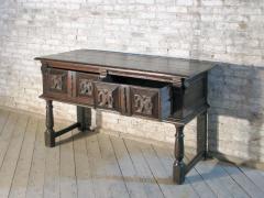 Early English Jacobean 17th Century Oak Sideboard or Low Dresser - 2324266
