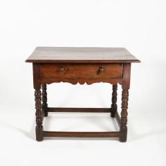 Early English Oak Side Table With Single Drawer circa 1680 - 4265080