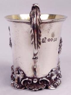 Early English Victorian Baby Cup with Child Pony Pastoral Scene 1838 - 4107162