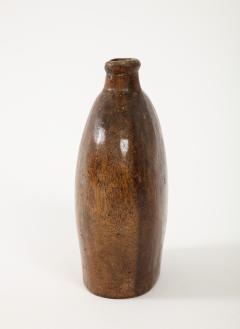 Early French Wooden Flask France c 1750 Inititaled - 2937998
