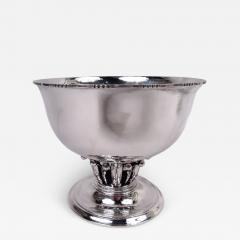 Early Georg Jensen Danish Modern Sterling Silver Louvre Bowl - 4110033