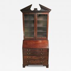 Early George III Slant Front Secretary Bookcase England circa 1770 - 3263004