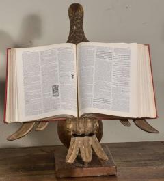 Early Giltwood Bookstand Carved as Dove - 4544277