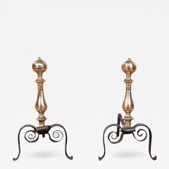 Early Italian Baroque Andirons - 4208421