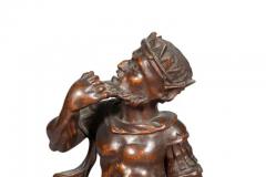 Early Italian Carved Figure Of A Seated King - 4139119