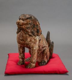 Early Japanese Sculpture of Koma Inu Korean Dog  - 3889275