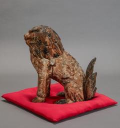 Early Japanese Sculpture of Koma Inu Korean Dog  - 3889278