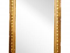 Early Mid 20th Century Italian Neoclassical Finely Carved Giltwood Wall Mirror - 4705747