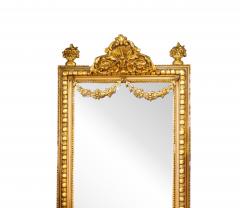 Early Mid 20th Century Italian Neoclassical Finely Carved Giltwood Wall Mirror - 4705748