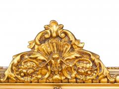 Early Mid 20th Century Italian Neoclassical Finely Carved Giltwood Wall Mirror - 4705749